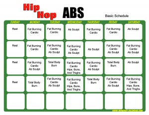 hip hop abs workout schedule